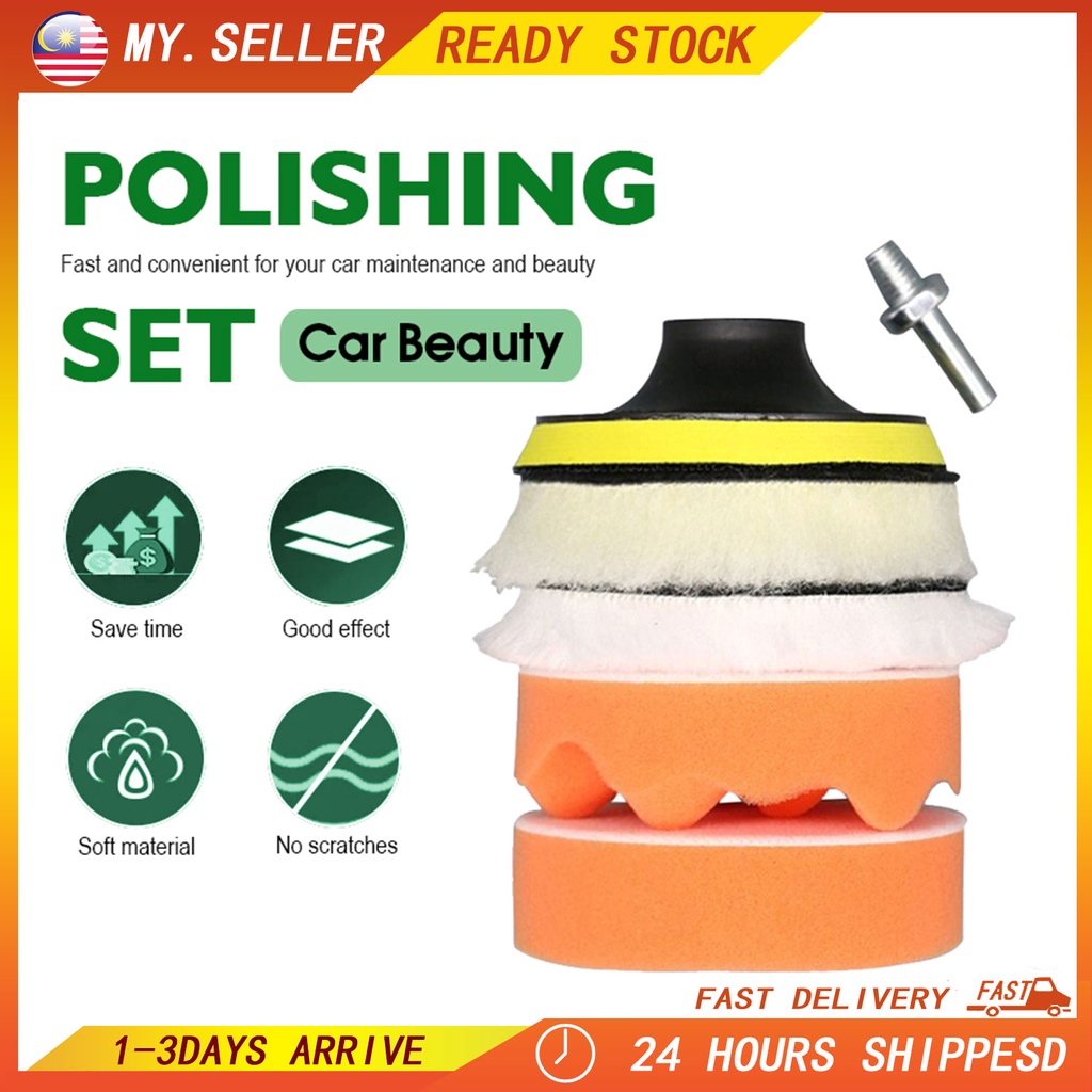 11pcs Car Polishing Pad Polishing Dis Waxing Buffing Pad Sponge Pads