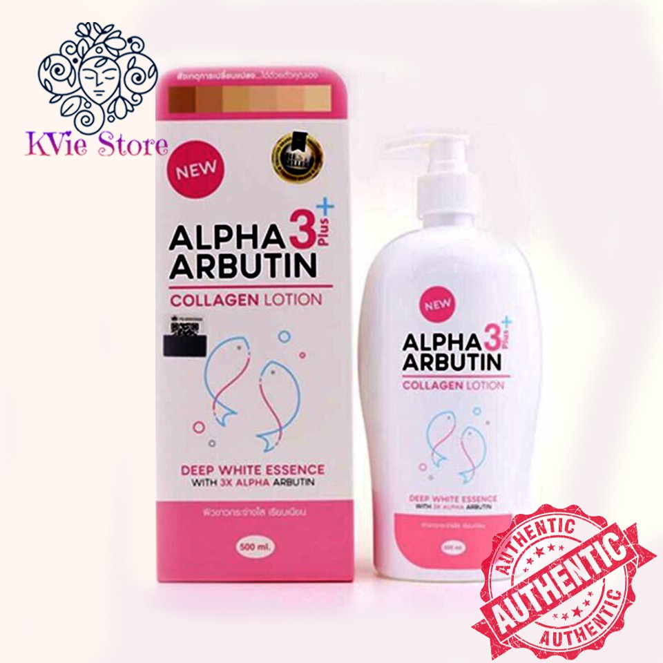 Alpha Arbutin Whitening Body Lotion New Model 3+ Plus Thailand 500ml