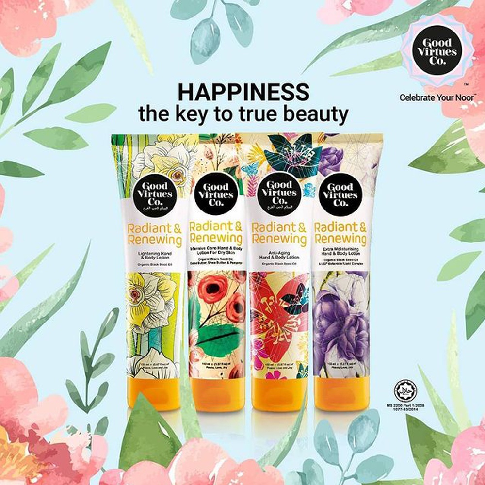 GOOD VIRTUES HAND AND BODY LOTION (free gift purchase over rm40