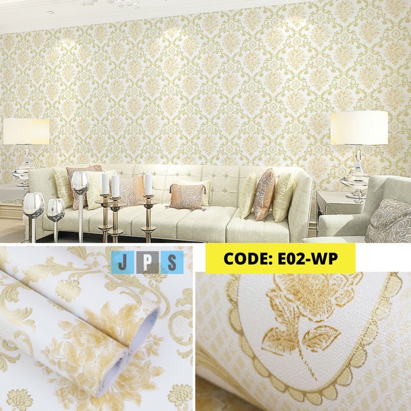PVC Wallpaper self adhesive wall decor sticker Shopee Malaysia