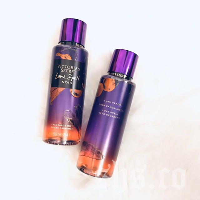 💜AUTHENTIC VICTORIA’S SECRET LOVE SPELL NOIR BODY MIST💜 Shopee Malaysia
