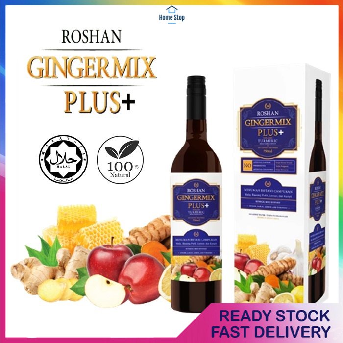 Roshan GingerMix Plus Mixed Juice Health Drink Ginger Garlic Lemon