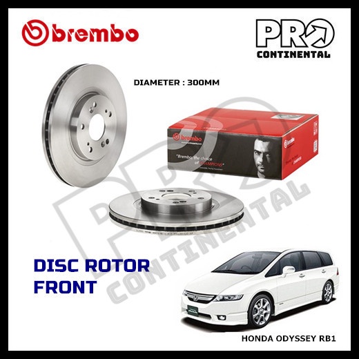 GENUINE BREMBO HONDA ODYSSEY RB1 RB3 2004-2008 FRONT REAR DISC ROTOR [1