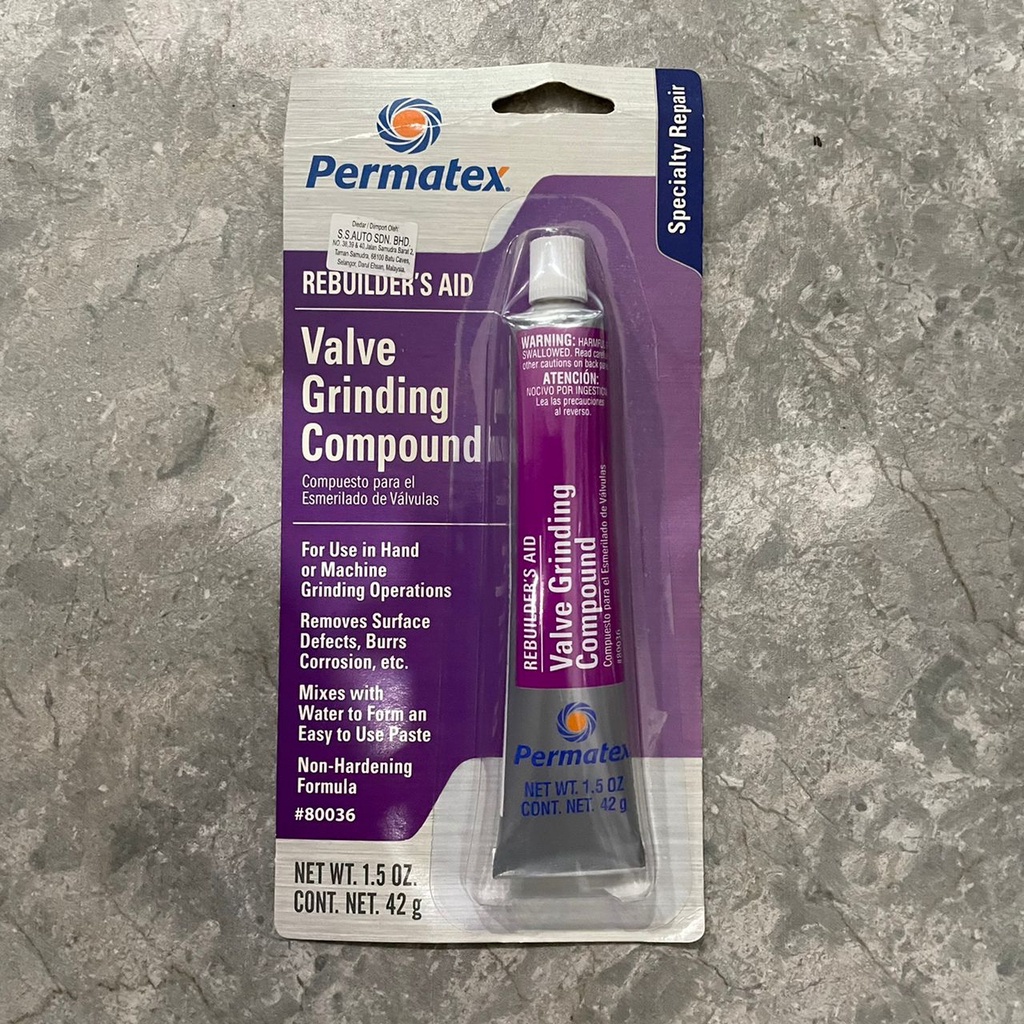 PERMATEX VALVE GRINDING COMPOUND PASTE Shopee Malaysia
