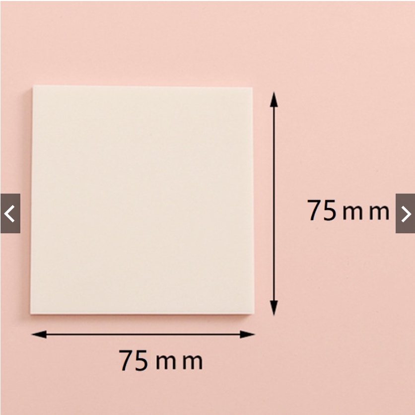 50 Sheets Per Set Transparent Sticky Notes Waterproof & Clear Postit