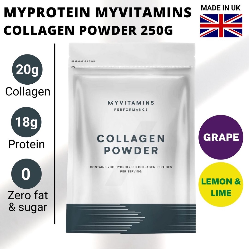 [CLEARANCE] MYPROTEIN MYVITAMINS Collagen Powder 250G Highly purified