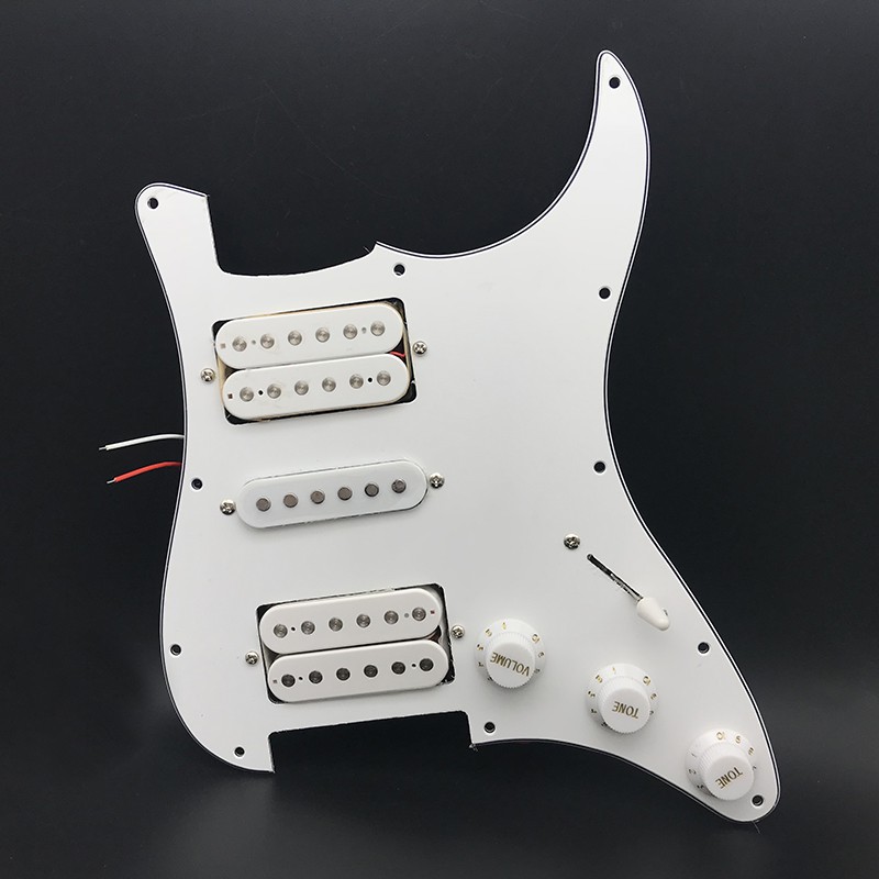 HSH Loaded Prewired Electric Guitar Pickguard 11 Hole Hsh Pickups Pre
