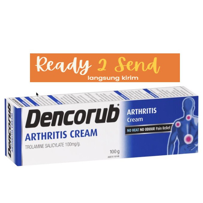 Dencorub Arthritis Cream 100g (Blue Color) Shopee Malaysia