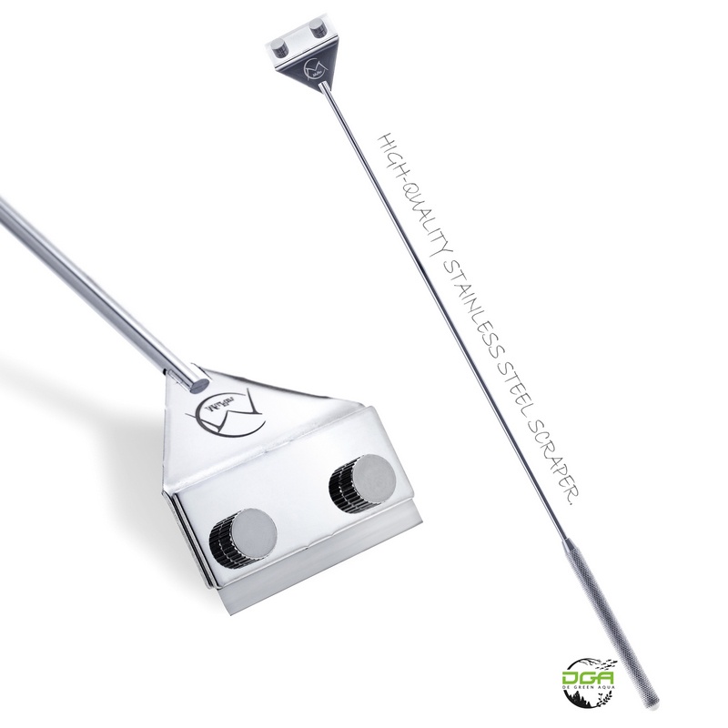 Aquarium Mufan Stainless Steel Scraper Algae Scraper Cleaning Tool