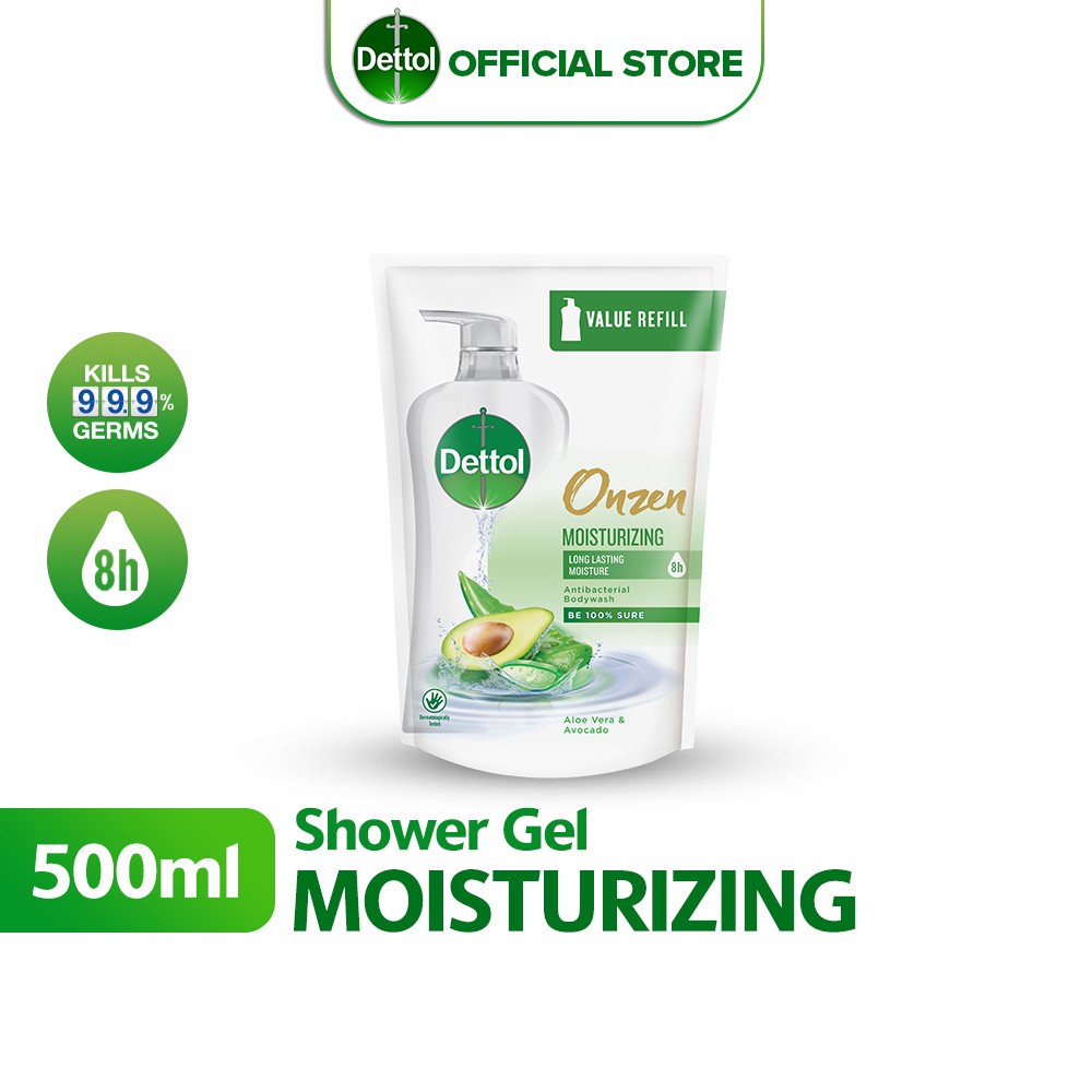Dettol Shower Gel Body Wash Onzen Moisturising 500G Shopee Malaysia
