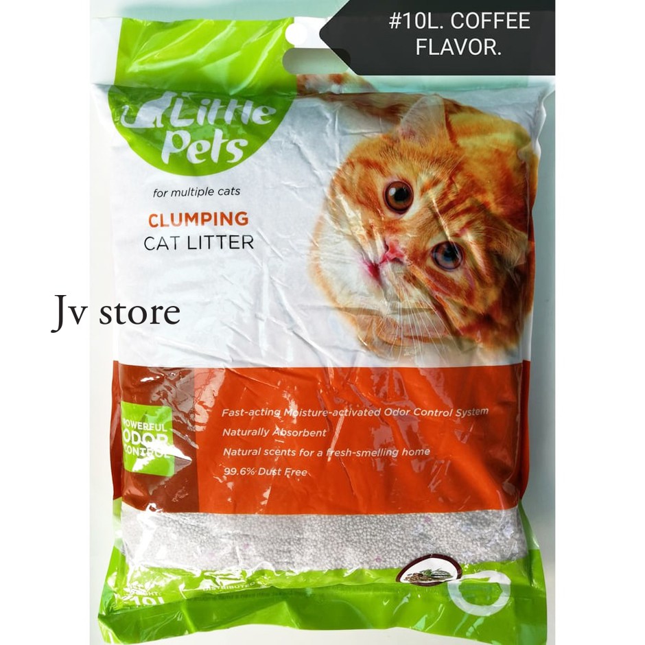 (2xPacks) Little Pets Clumping Cat Litter Sand 10Litre Coffee Shopee Malaysia