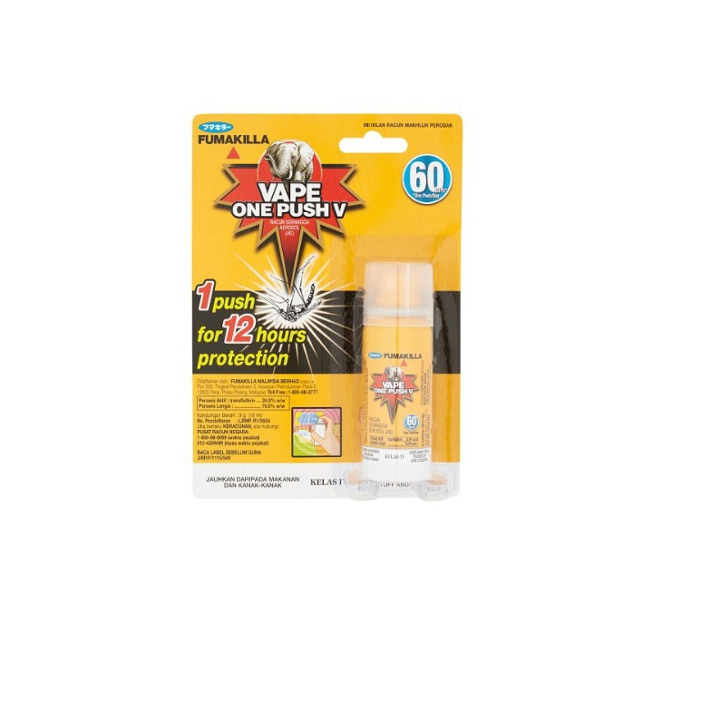 Fumakilla Vape One Push V 60day Mosquito Repellent mosquito aerosol