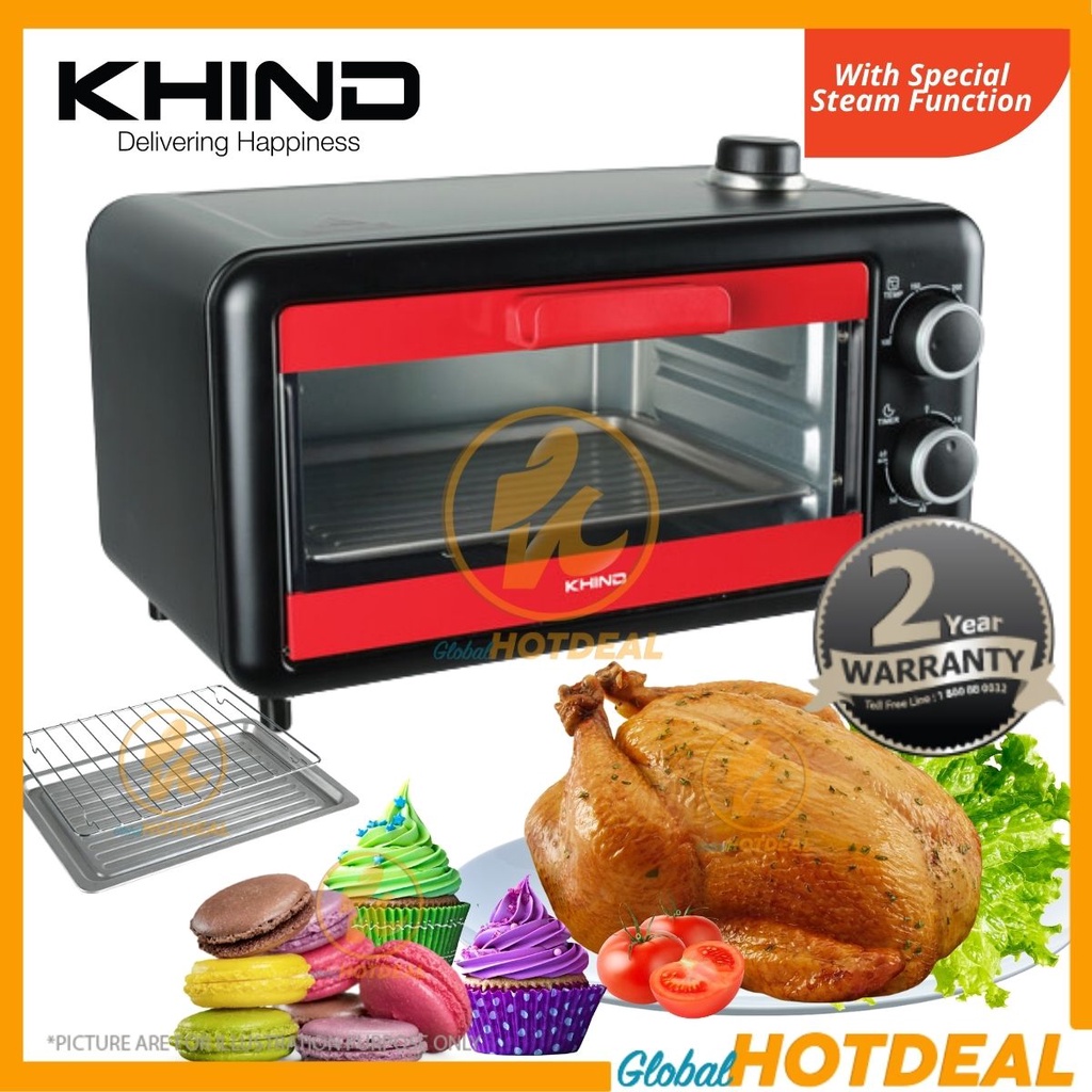 [READY STOCK] KHIND OT11H Litres Electric Oven with Special Steam