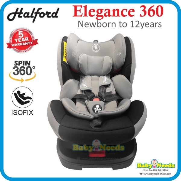Halford Elegance 360 Isofix Convertible Car Seat ( 0m12years