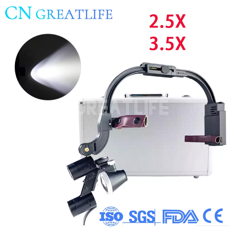 Lab Equipment Magnification Binocular Loupes Dentisit 2.5X 3.5X Dental