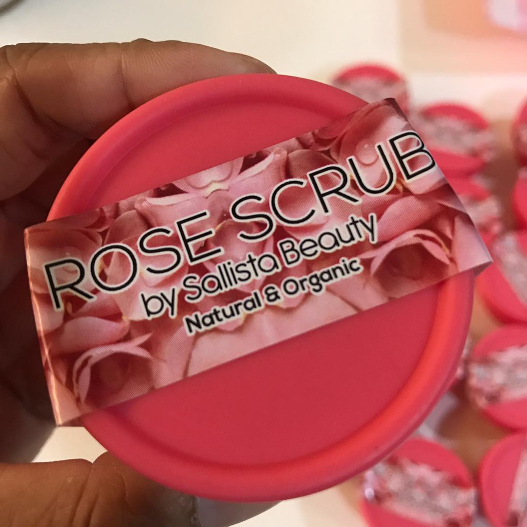 ROSE BODY SCRUB WHITENING AND ORGANIC TRAVEL SET (25G) Shopee Malaysia