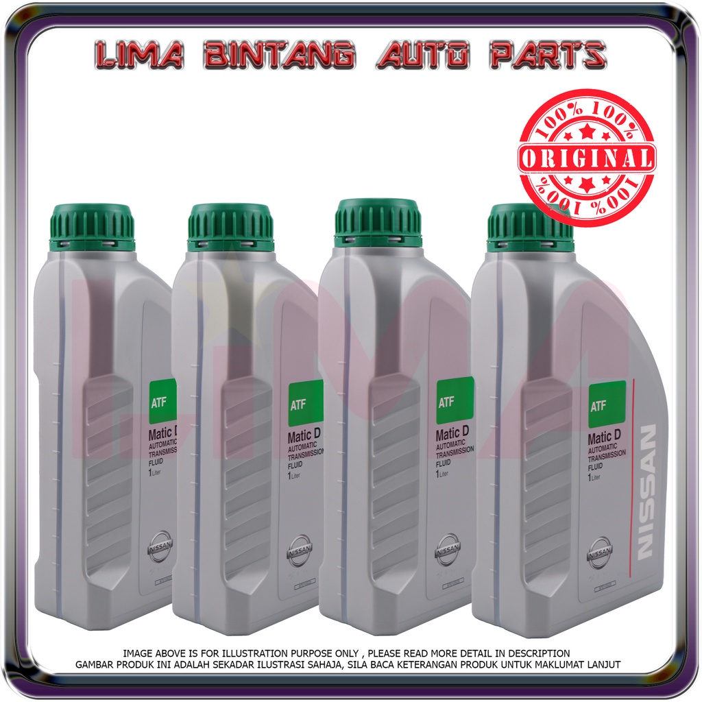 Nissan Auto Gearbox Oil , Auto Transmission Fluids Atf Matic D 4L ( 4