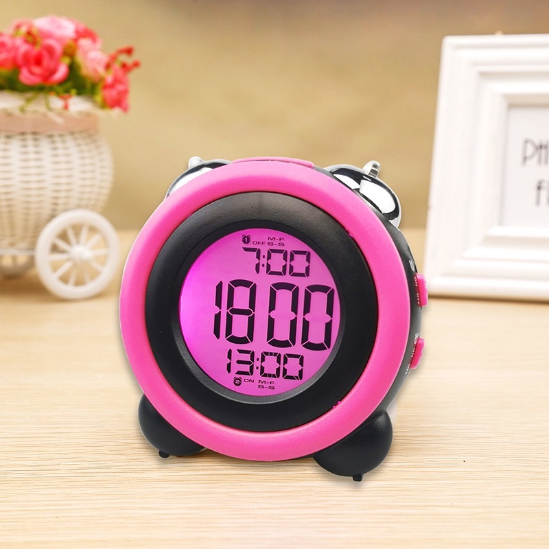 Loud Alarm Clock For Heavy SleepersDual, Alarm Clock With Snooze, Backlight Silent Alarm Clock