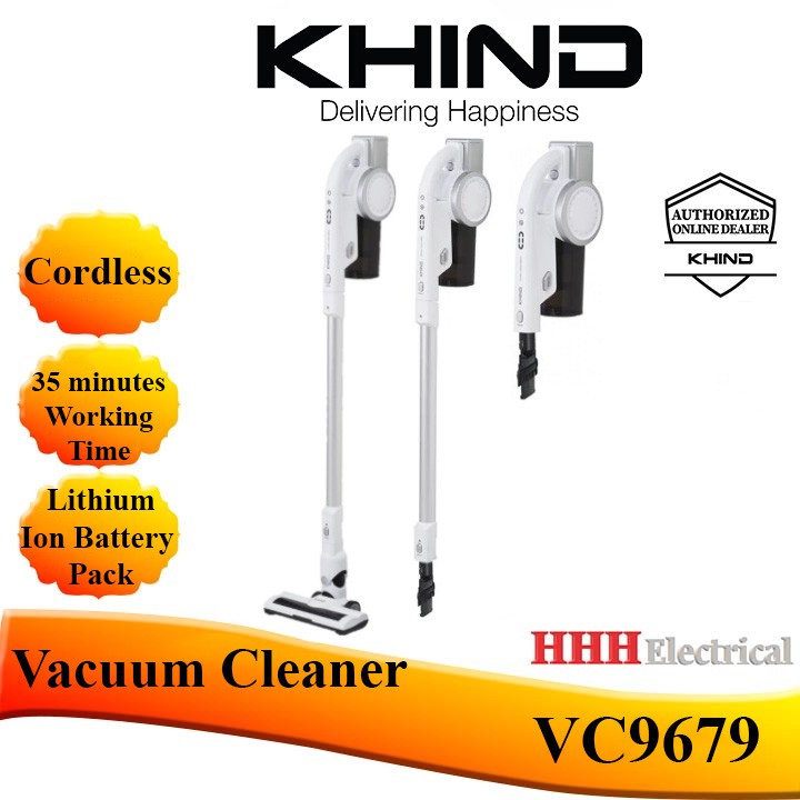 KHIND CORDLESS VACUUM CLEANER HANDY VACUUM CLEANER VC9679 Shopee Malaysia