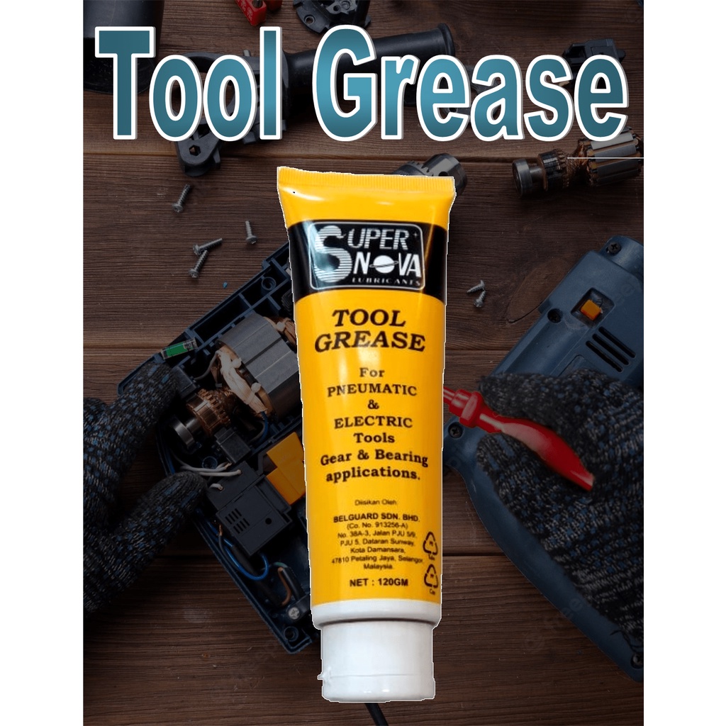 Lubricants Tool Grease 120ml (For Power Tools Lubrication) Shopee