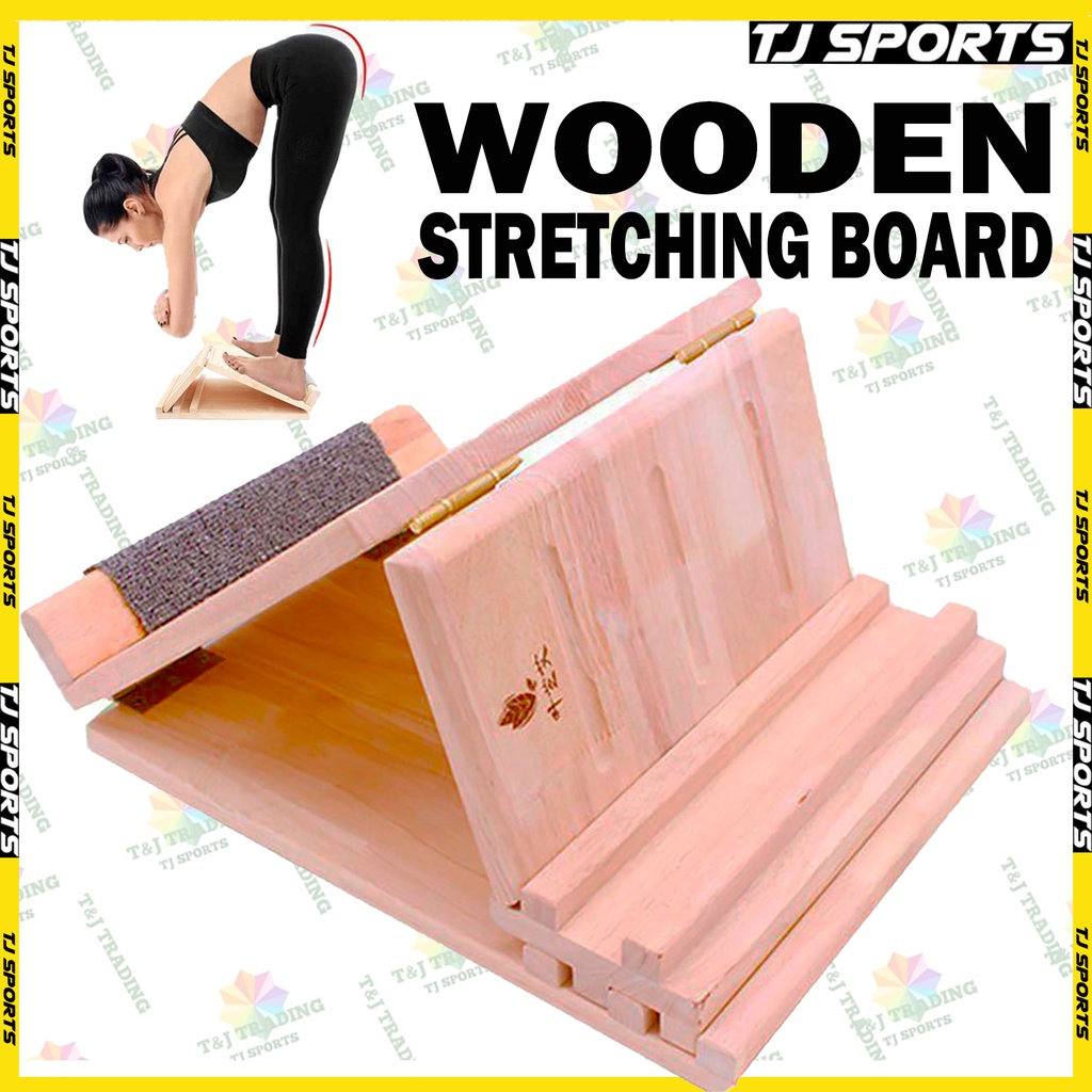 Wooden Stretching Board Foot Reflexology Adjustable Incline Stretching