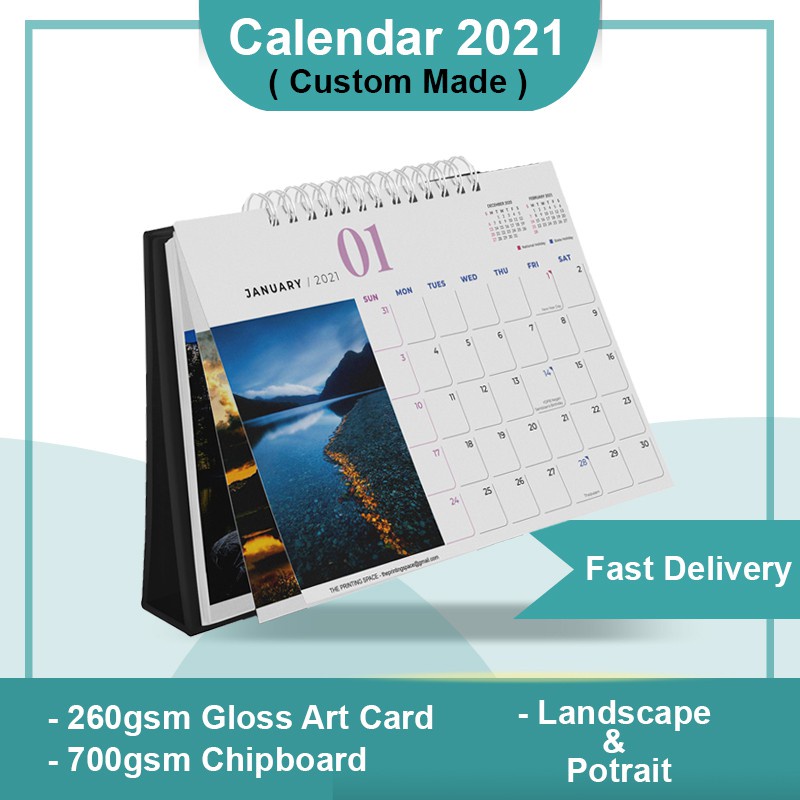 Desk Calendar 2022 (Custom Made) Shopee Malaysia
