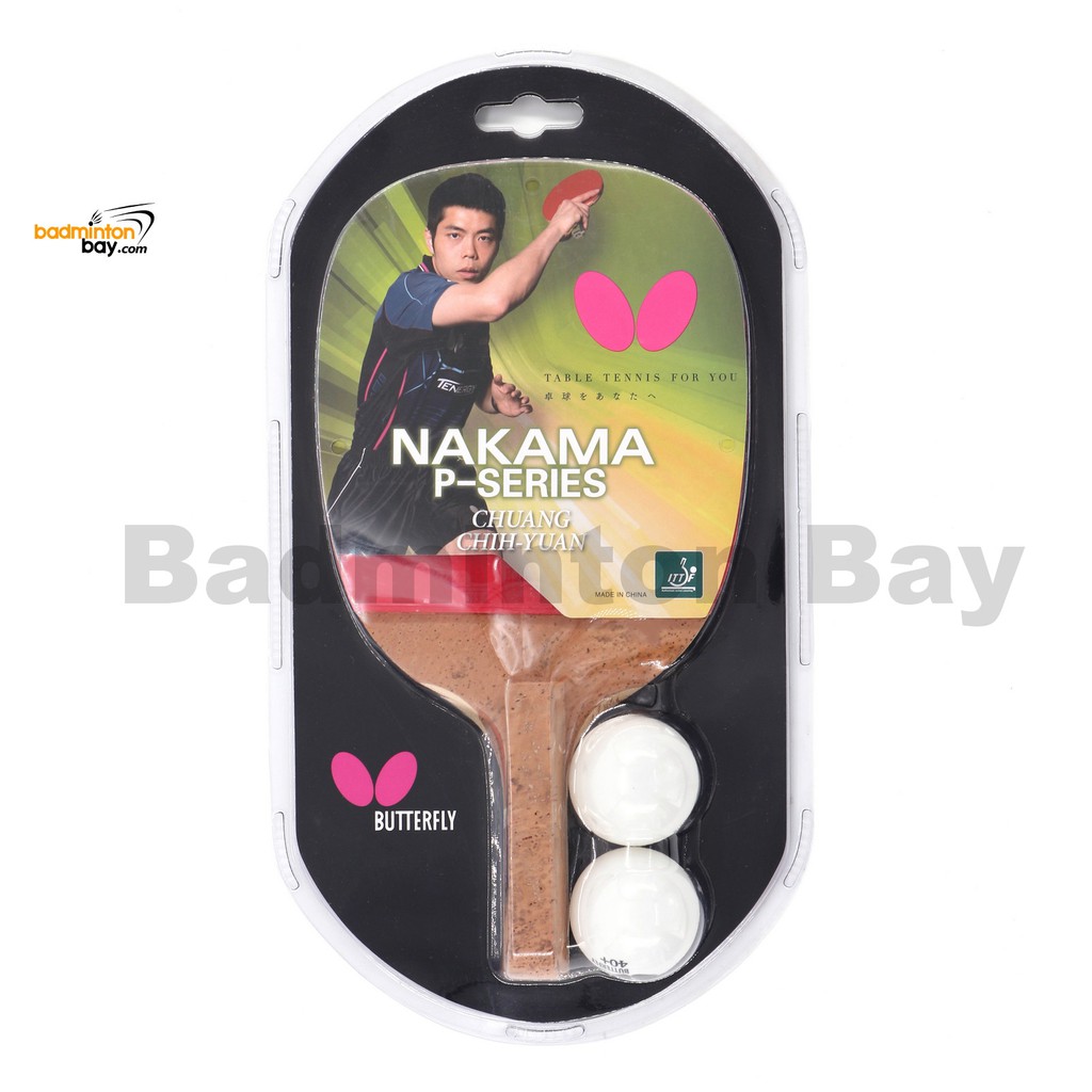 Butterfly Nakama P3 Penhold Table Tennis 1Ply Kiso Hinoki Racket