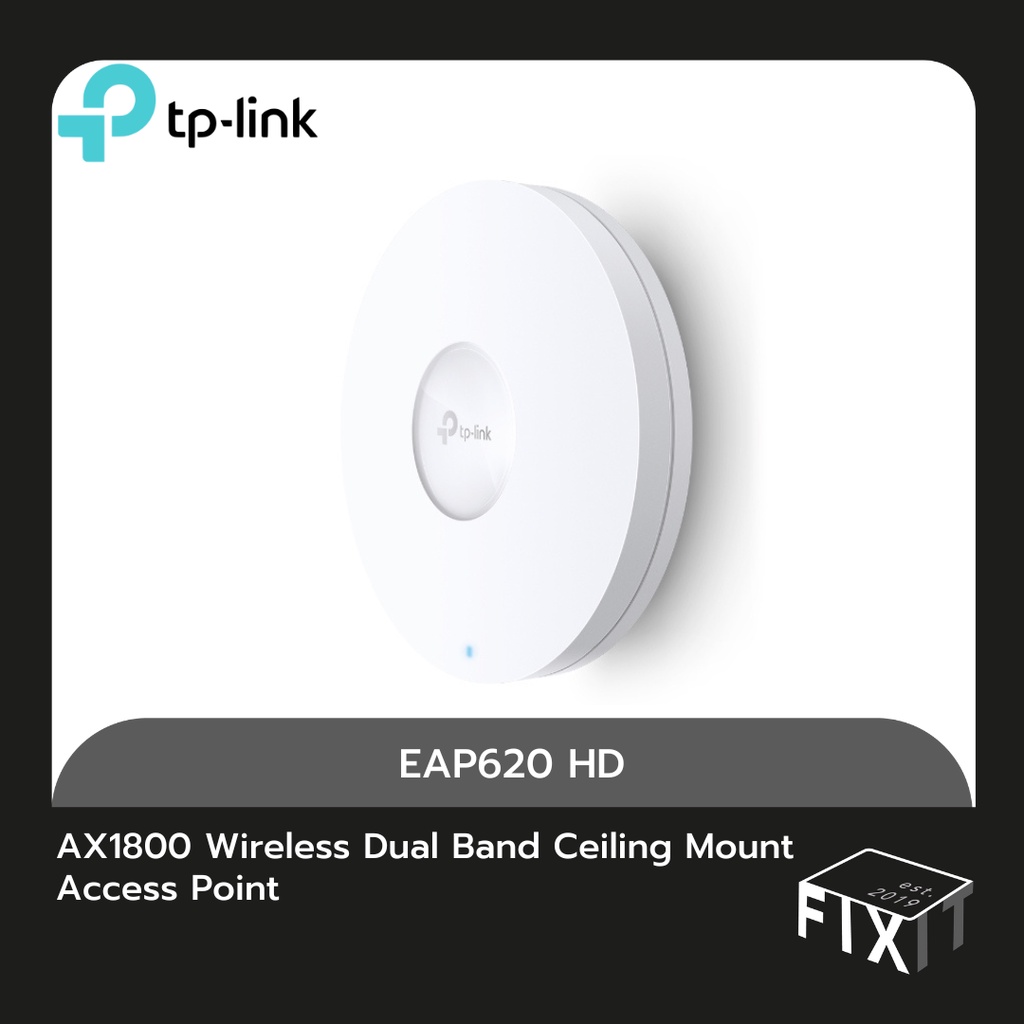 TPLink Omada EAP620 HD AX1800 Wireless Dual Band Ceiling Mount Access Point Shopee Malaysia