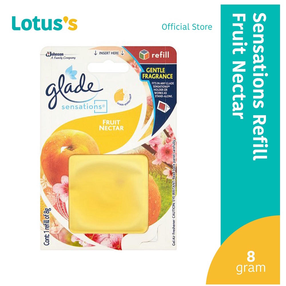 Glade Sensations Fruit Nectar Gel Air Freshener Refill 8g Shopee Malaysia