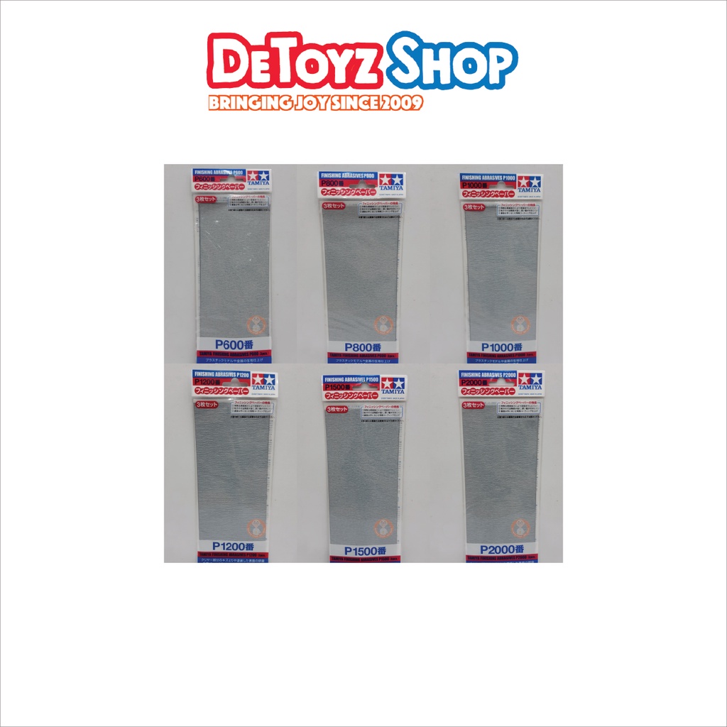 Tamiya Finishing Abrasives Sandpaper Sanding Paper (P400 P2000) (3pcs