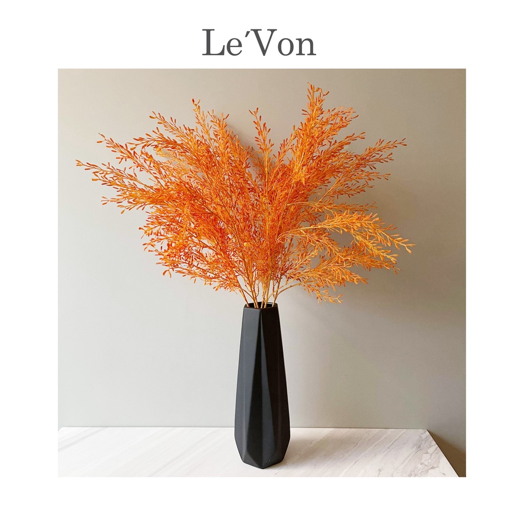 Le’Von Artificial Yellow Orange Colour Plant For Home Decor Shopee