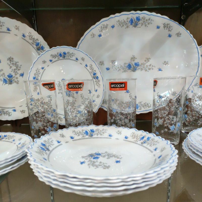 Original Arcopal Dinner Set 19pcs (Romantic) Shopee Malaysia