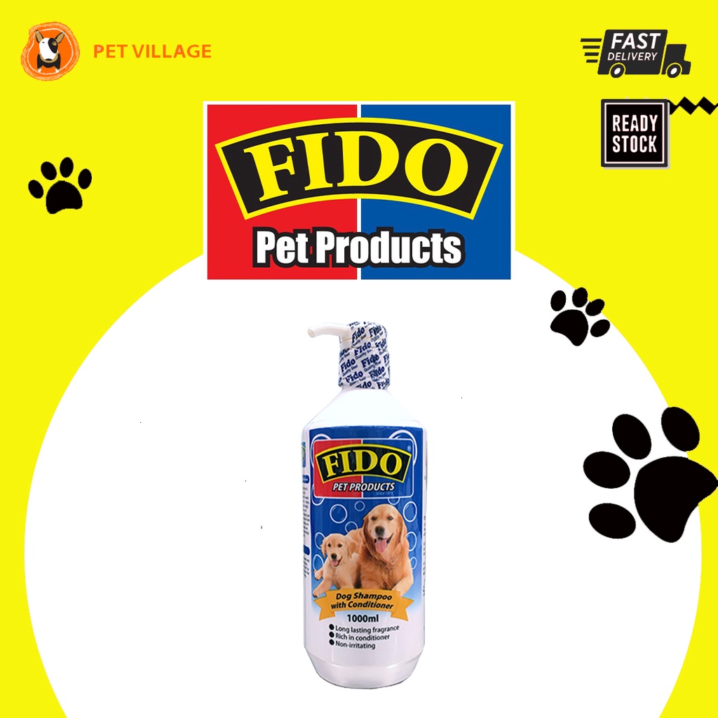 FIDO Dog Shampoo With Conditioner 1000ml (1Lit) Shopee Malaysia
