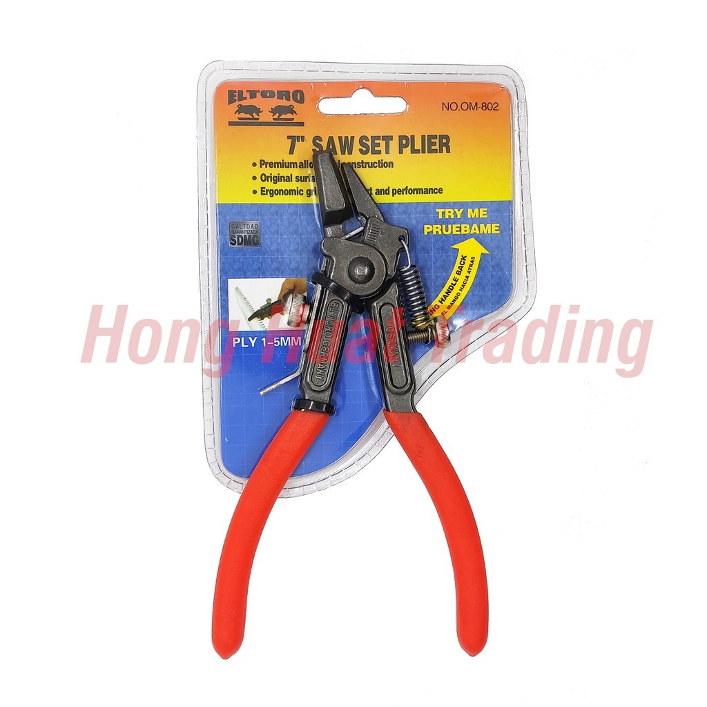 El Toro 7'' Saw Set Pliers Made in Germany Shopee Malaysia