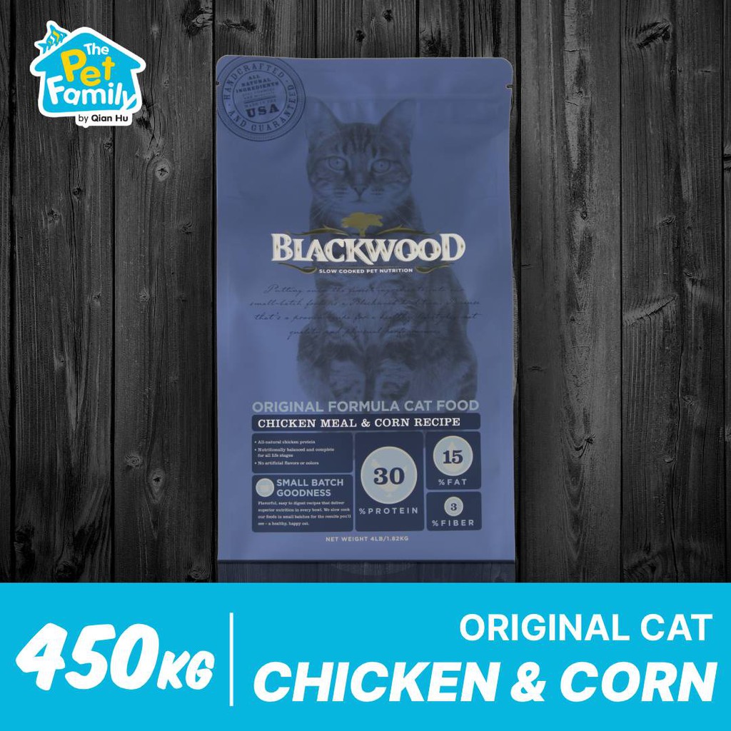Blackwood Original Formula Cat Food Chicken & Corn 450g Cat Food/ Dry