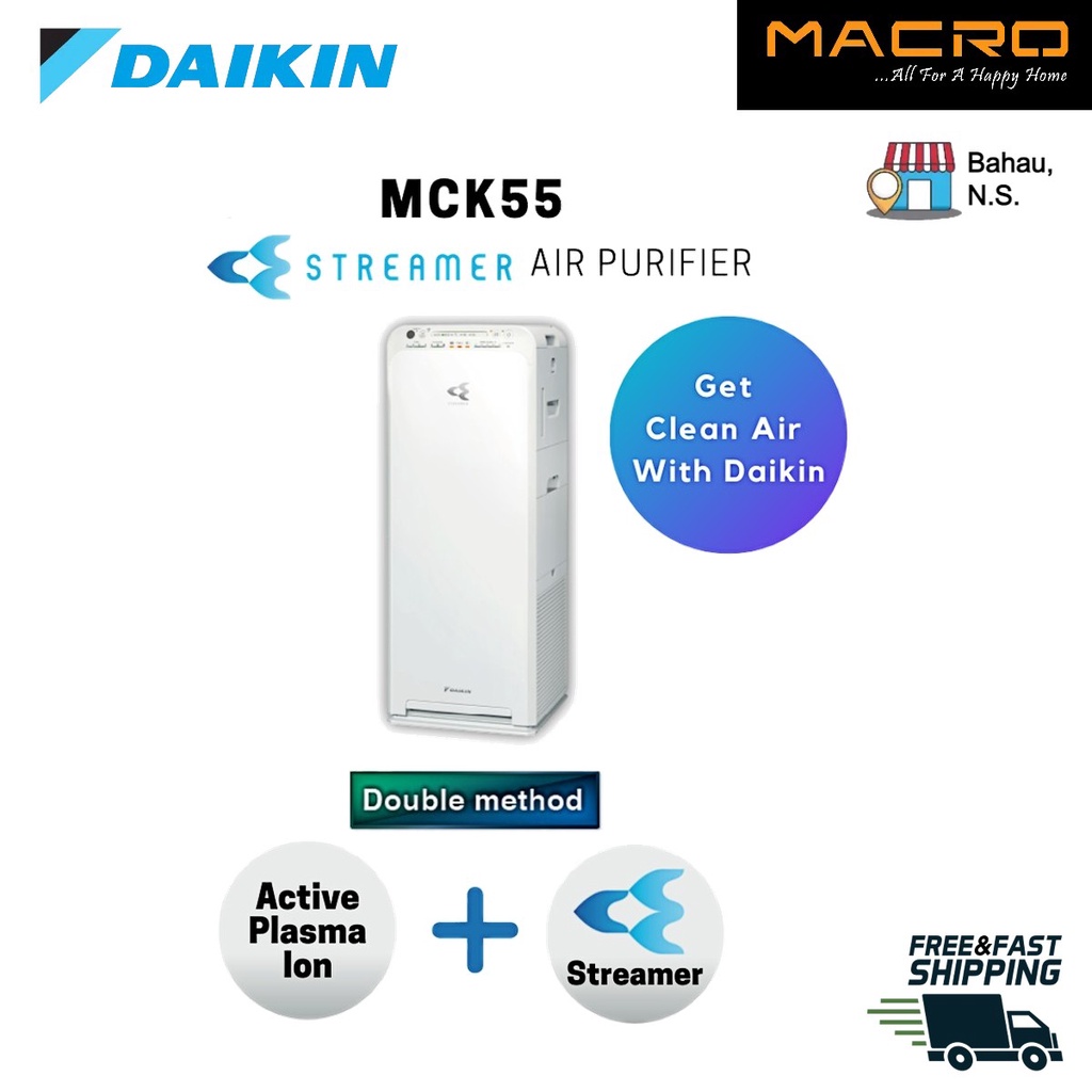 Daikin Streamer Air Purifier MCK55UVMM (With Humidifier) Shopee Malaysia