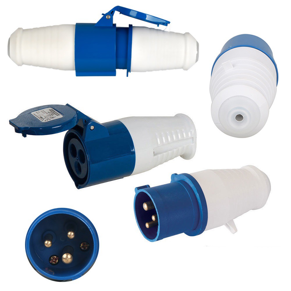 16 Amp 3 Pin Industrial Plug & Socket / Male & Female Shopee Malaysia