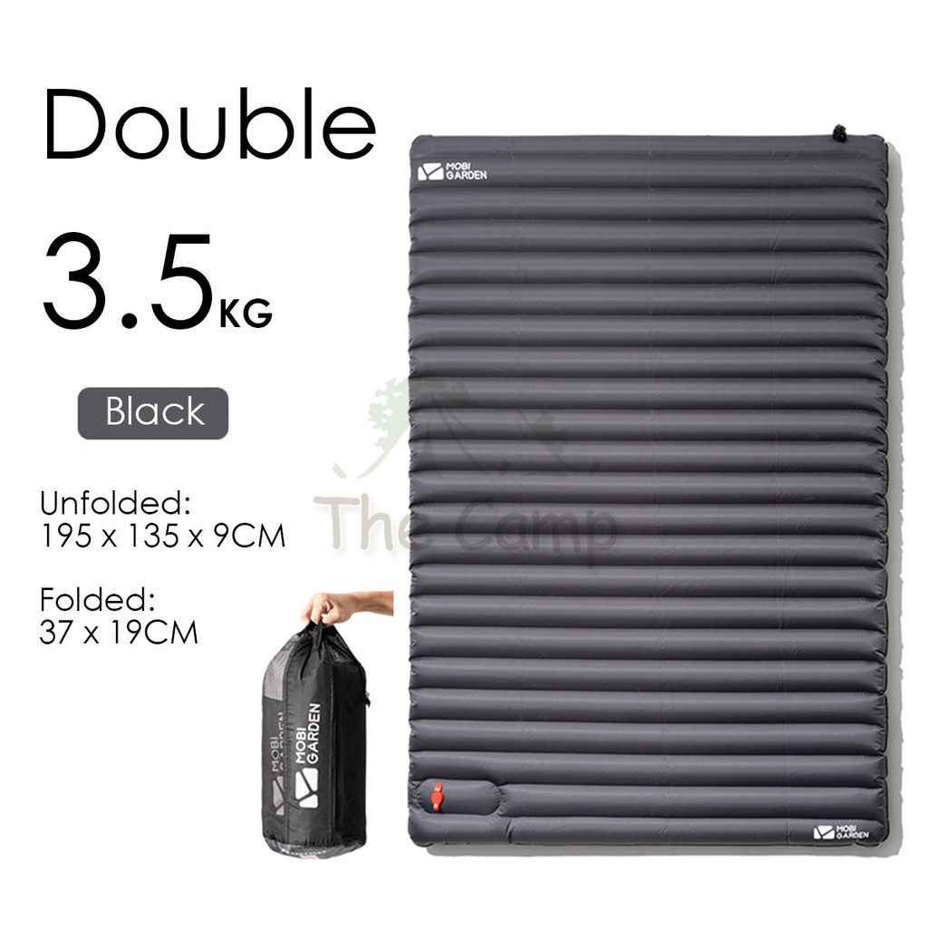 Mobi Garden Portable Air Bed Camping Mattress Tent Inflatable Single
