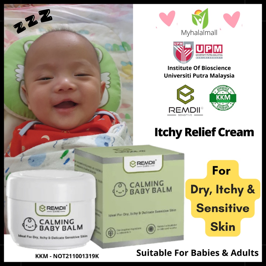 Remdii Calming Baby Balm 30gm For Dry Skin, Itchy Skin, Eczema