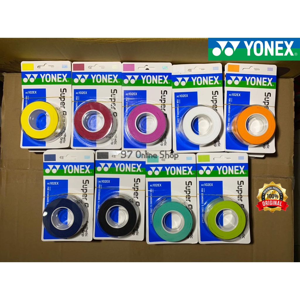 Grip Yonex AC 102 EX 3 in 1 SUPER GRAP TAPE 100 ORIGINAL SUNRISE