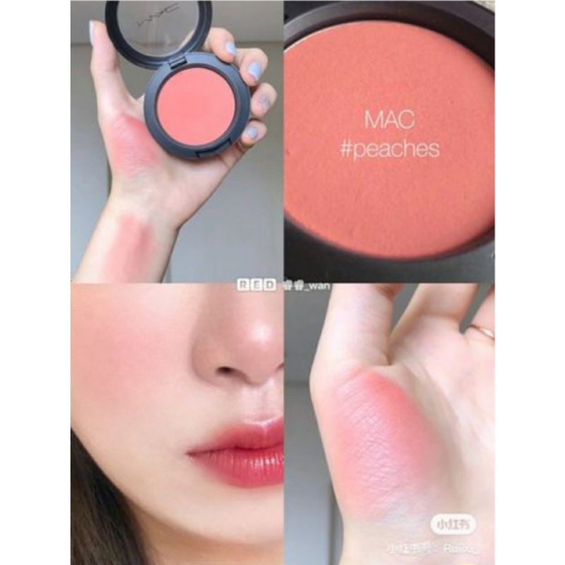 Mac POWDER BLUSH PEACHES Shopee Malaysia