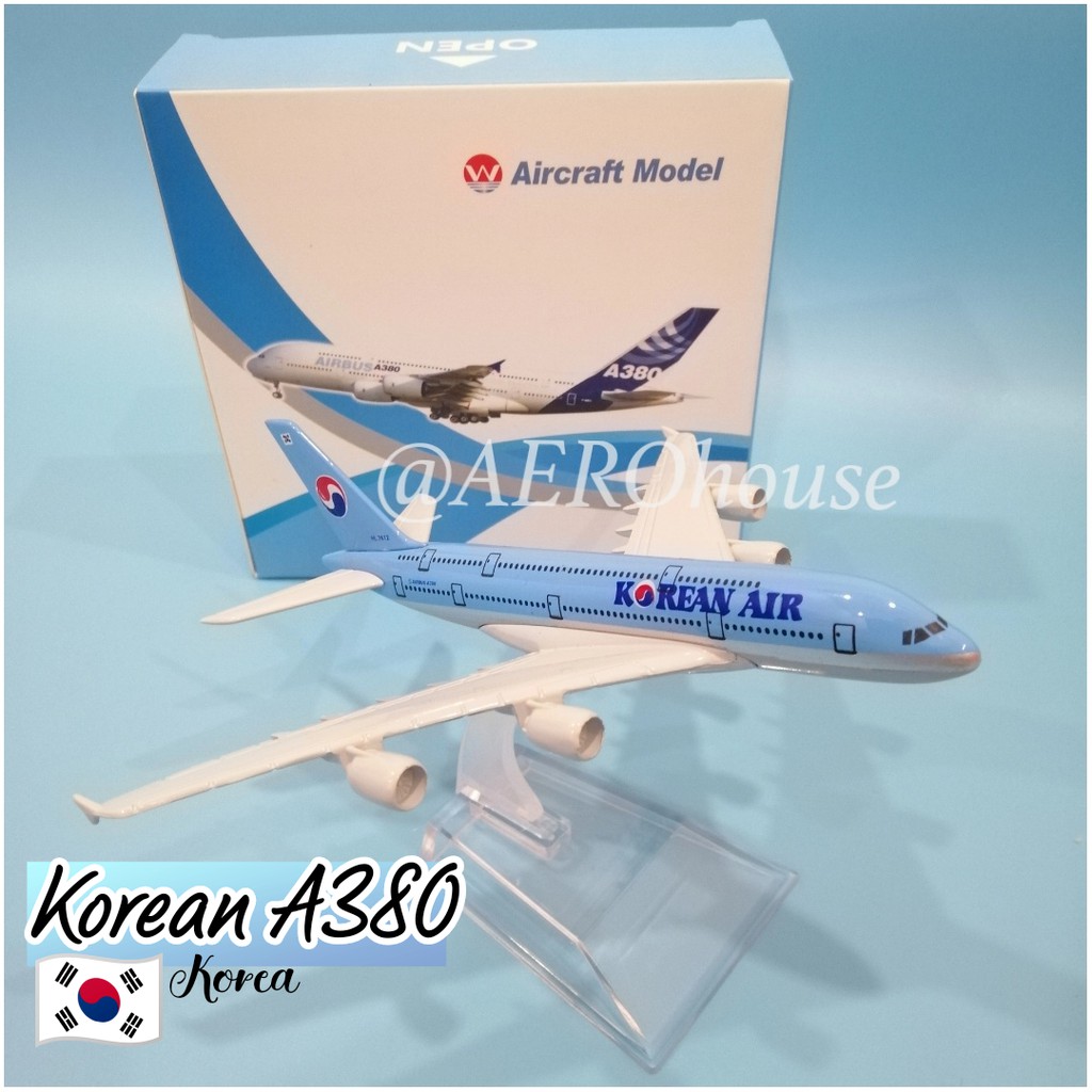 Latest Aeroplane/9 Aircraft Model Korean A380 (Korea Airlines