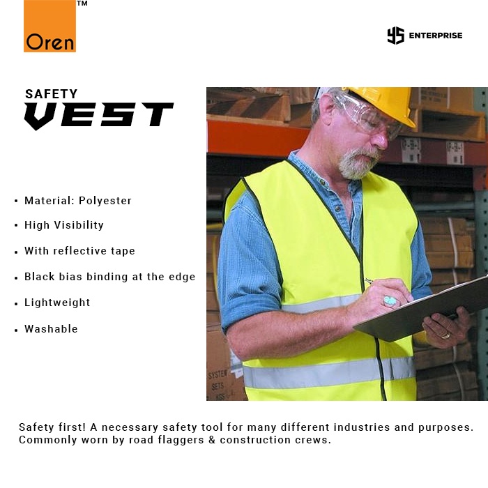 High Visibility Safety Vest (Oren Sport) Shopee Malaysia