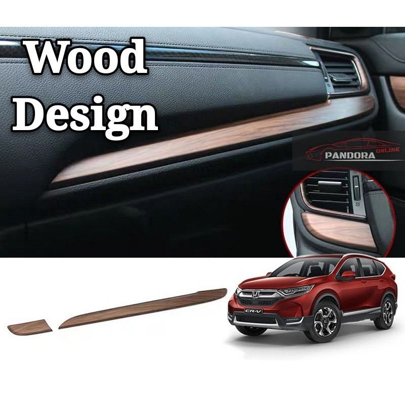 Honda CRV Dashboard Cover Trim Wood Design Shopee Malaysia