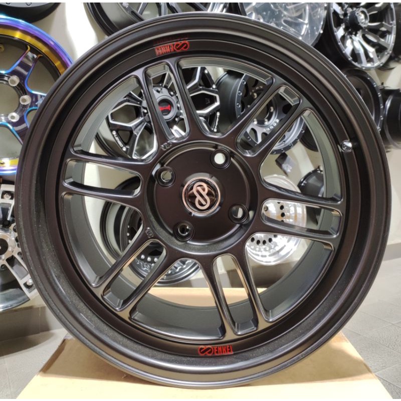 Enkei RPF1 [Black] Sport Rim 17x8JJ ET36 (4x100) & (4x114.3) Shopee