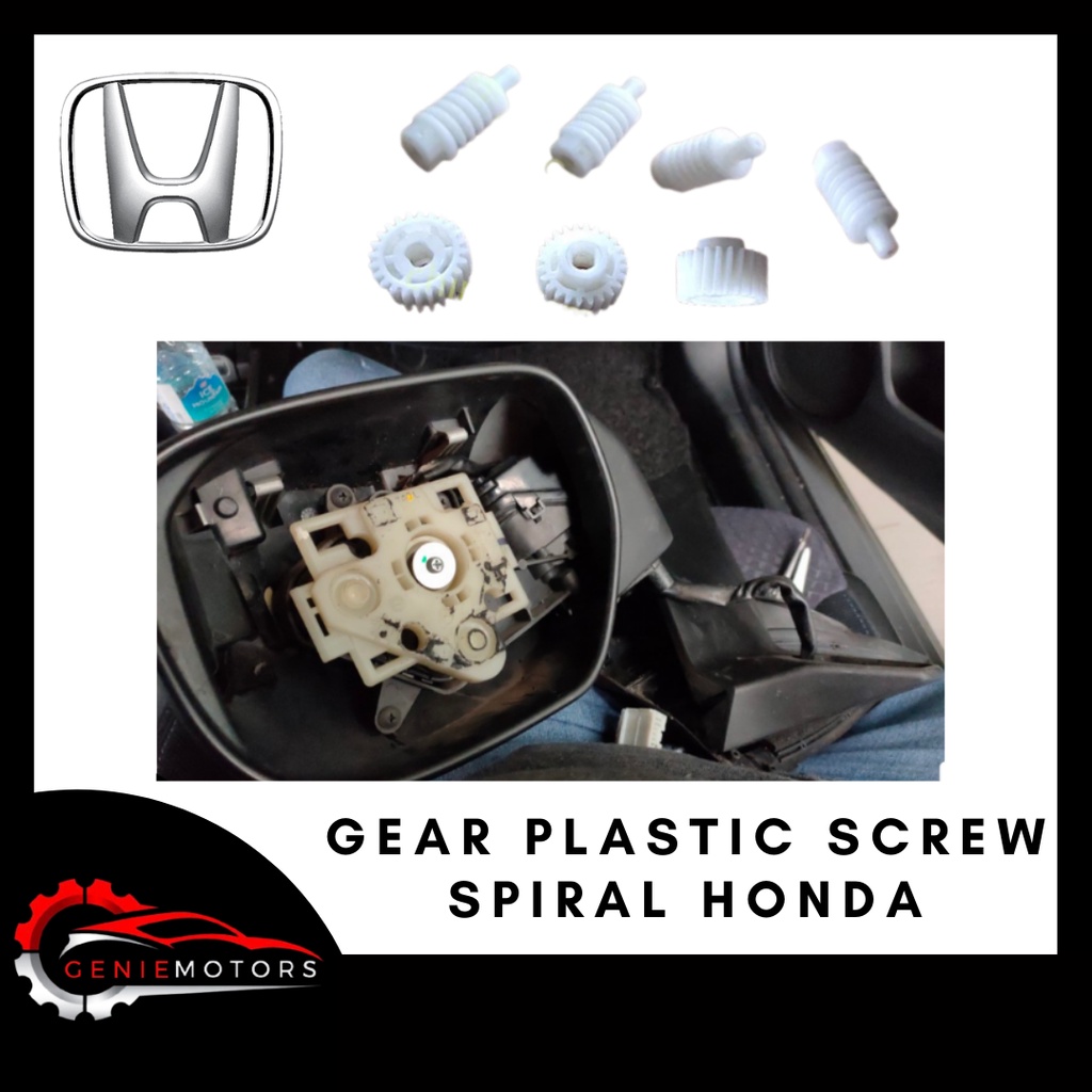 (1PCS) SIDE MIRROR GEAR PLASTIC SCREW SPIRAL FFH1 HONDA CIVIC FD 0306