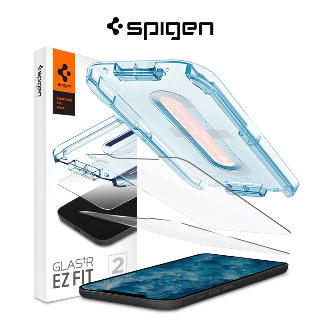 Spigen EZ Fit Tempered Glass For iPhone 12 Pro/12 (2 Pack) Shopee Malaysia