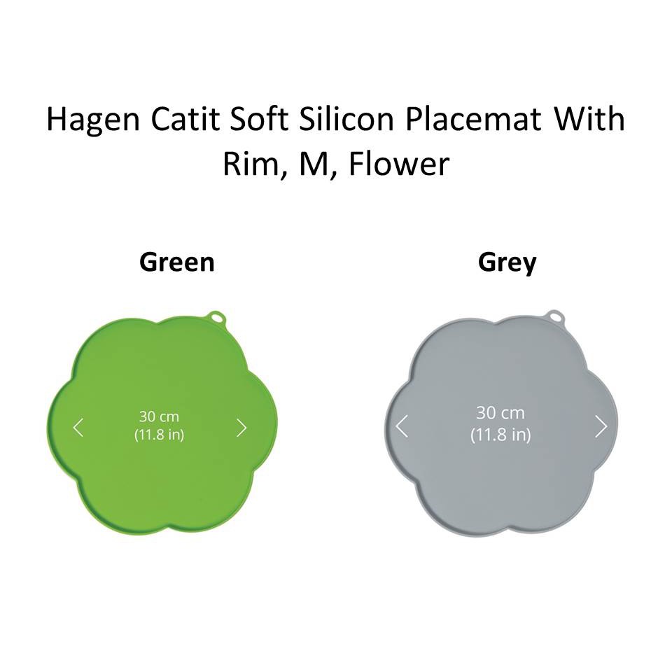 Cat Water Fountain Placemat, Hagen Catit Soft Silicon Placemat With Rim