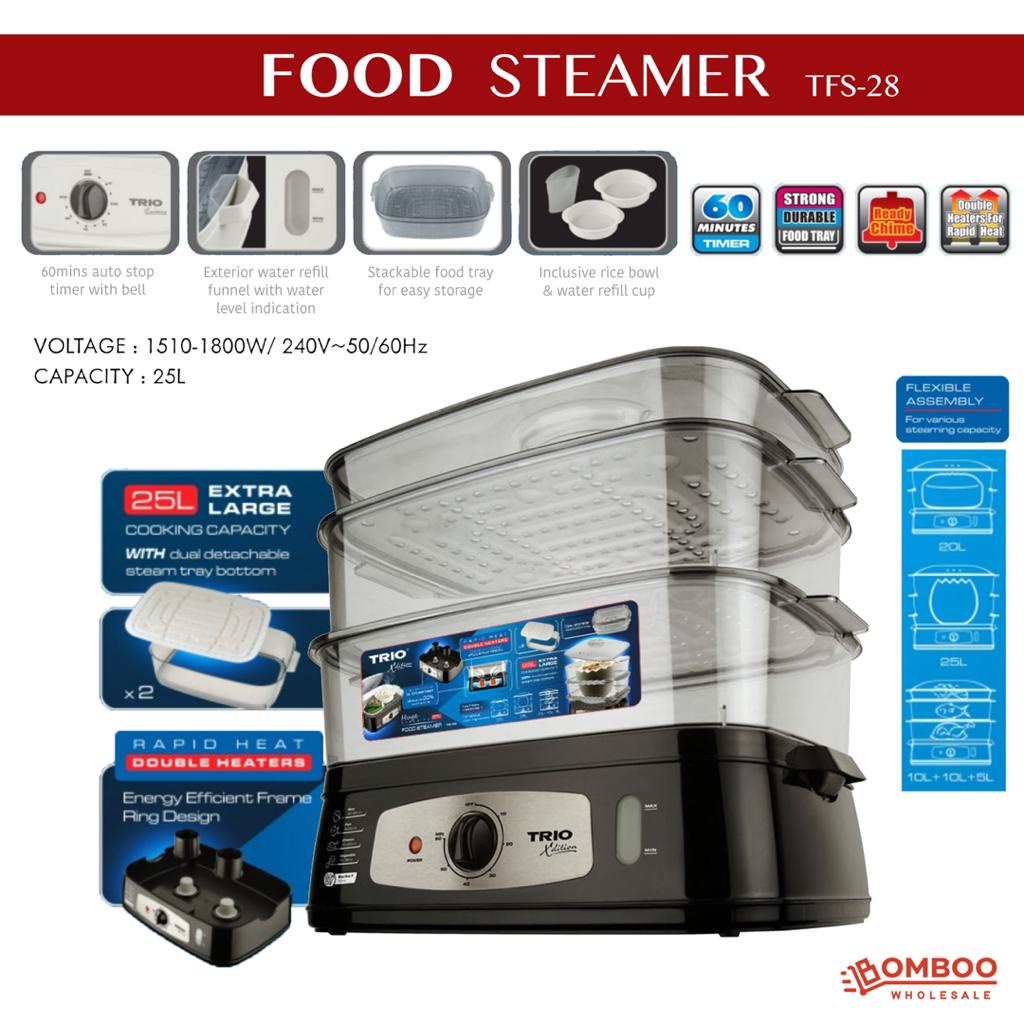 TRIO FOOD STEAMER TFS28 (25L) Shopee Malaysia