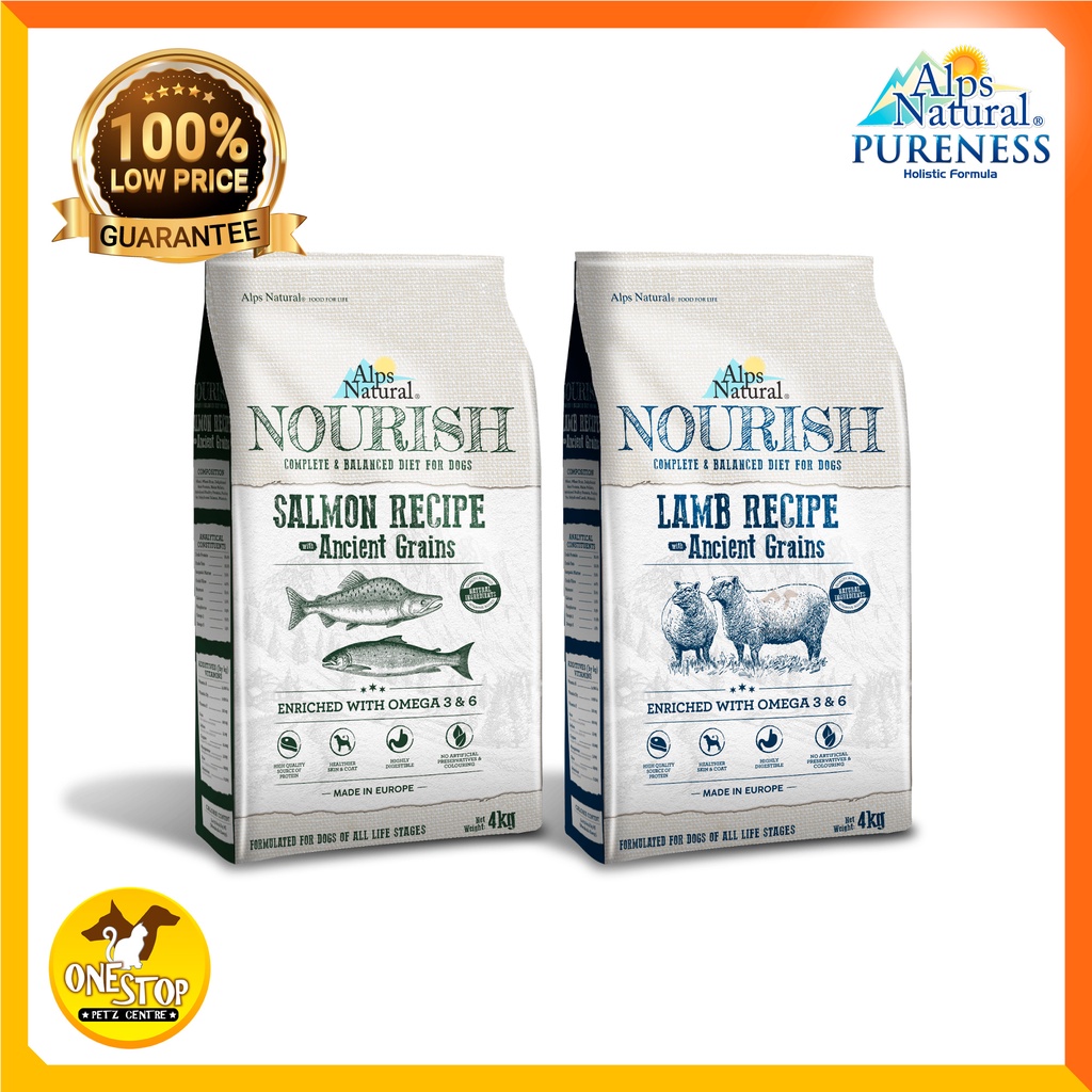 Alps Natural Nourish Dog Dry Food 4kg Shopee Malaysia